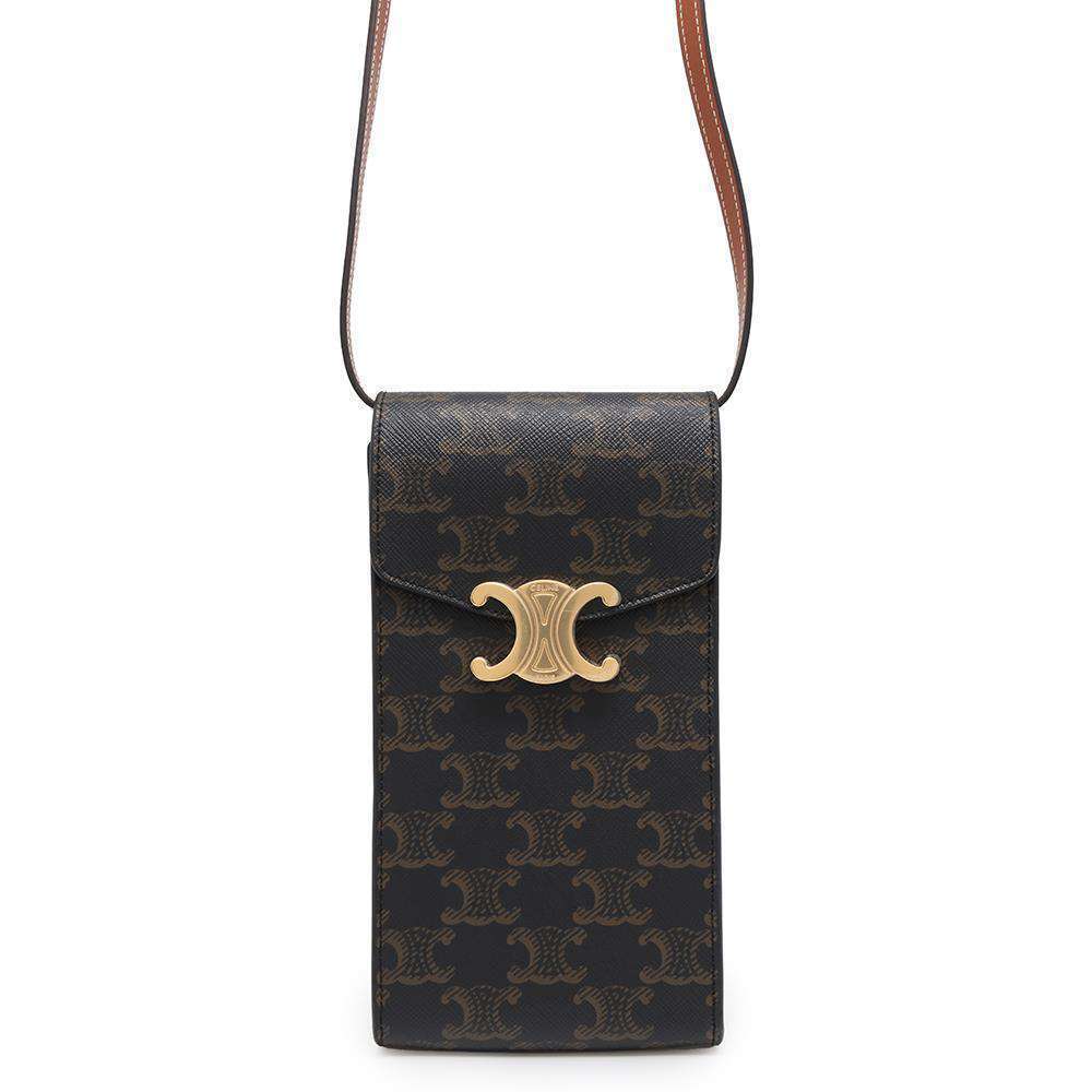 Celine Shoulder Bag Triomphe Mobile Pouch